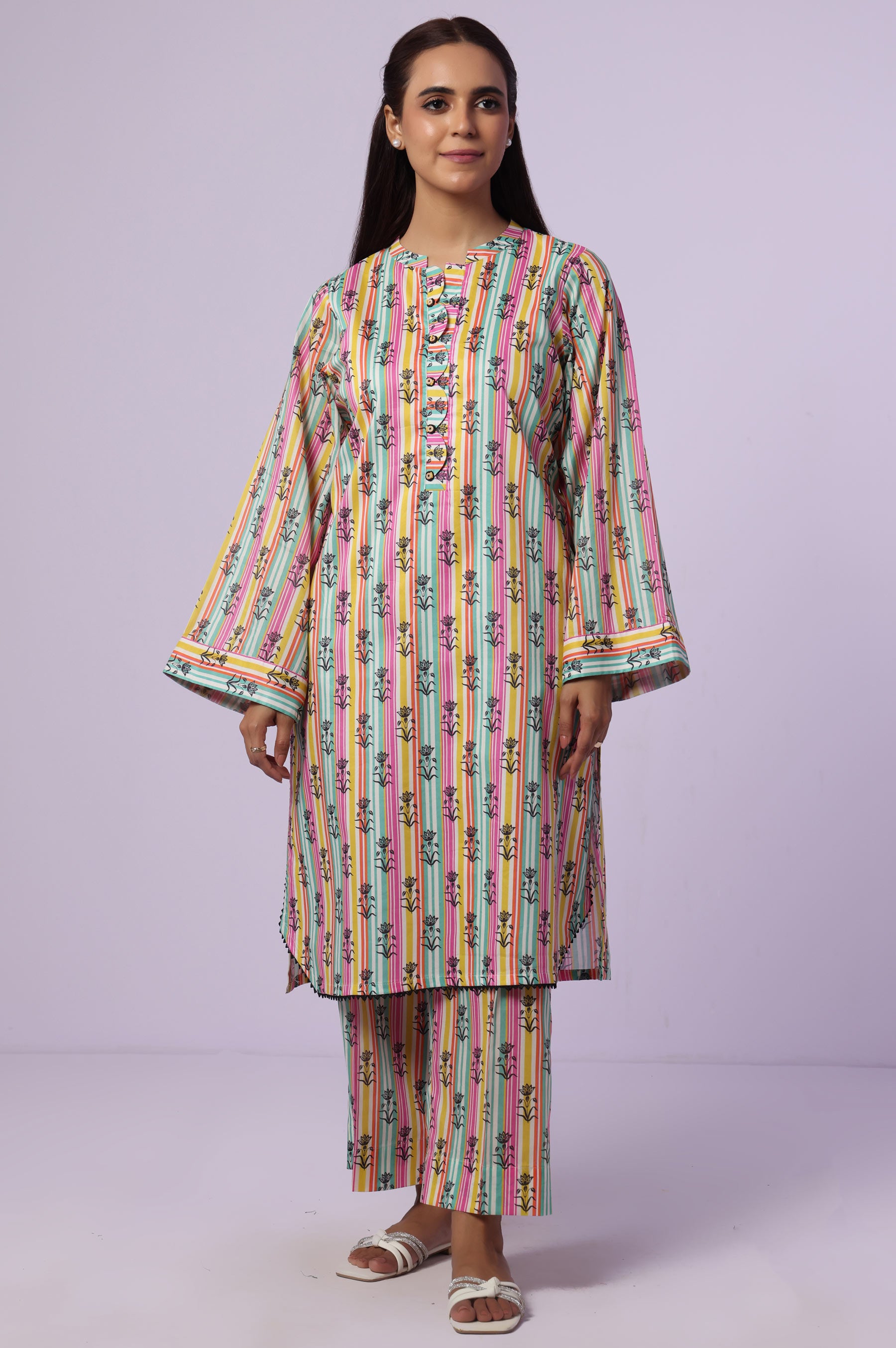 Stitched 2 Piece Printed Lawn Suit
